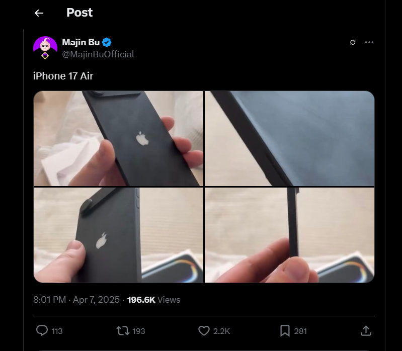 iPhone 17 Air: The Thinnest iPhone Ever? Latest Leaks, Specs & Design Details